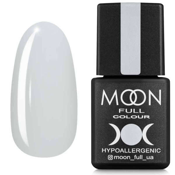 Гель-лак MOON FULL Air Nude №002 білий напівпрозорий, 8 ml