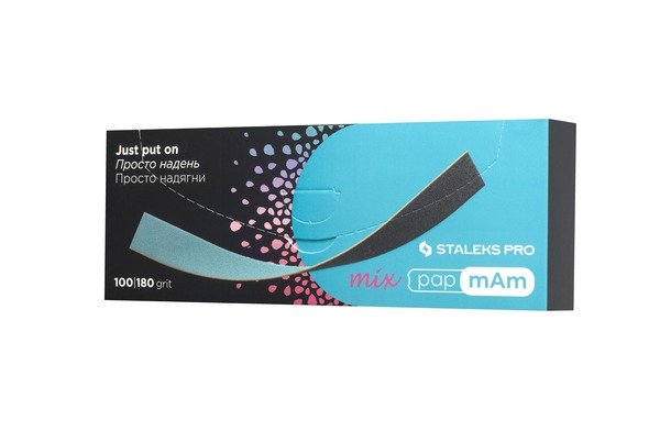 Змінні двосторонні файли papmAm Mix для пилки прямої 100/180 грит (50 шт) (DFCMix-22-100/180)