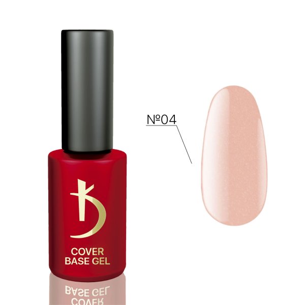 Cover Base Gel № 04 (камуфлююче базове покриття), 7мл