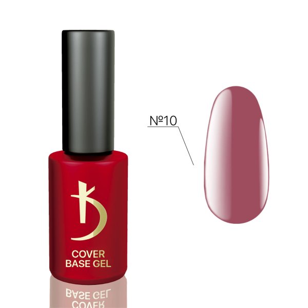 Cover Base Gel №10 (камуфлирующее базовое покрытие), 7мл
