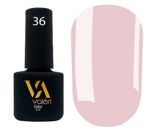 Гель-лак Valeri color №036 (Приглушений бузковий, емаль), 6 ml