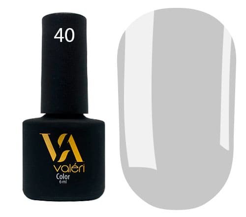 Гель-лак Valeri color №040 (Дымчатый, эмаль), 6 ml