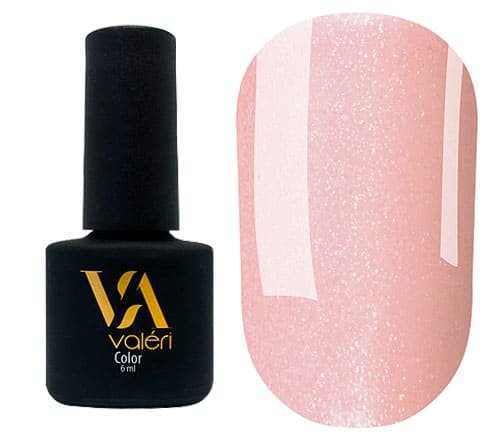 Гель-лак Valeri color №063 (Персиково-рожевий, емаль), 6 ml