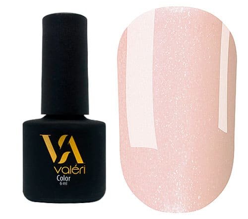 Гель-лак Valeri color №064 (Бежево-рожевий, мікроблиск), 6 ml