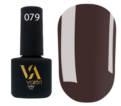Гель-лак Valeri color №079 (Світлий баклажан), 6 ml