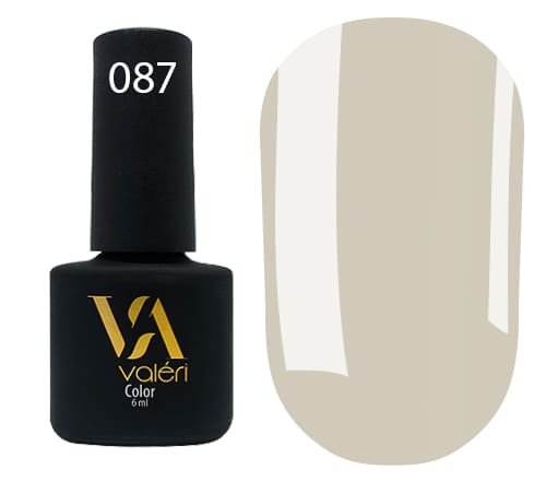 Гель-лак Valeri color №087 (Світлий фундук, емаль), 6 ml