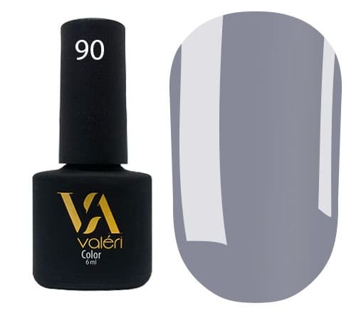 Гель-лак Valeri color №090 (Сиреневая, эмаль), 6 ml