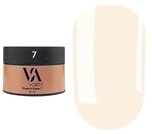 Камуфлирующая база Valeri French base №007 (Сливочно-розовый), 30 мл