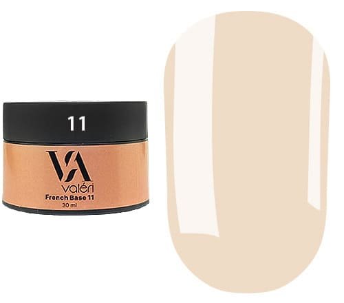 Камуфлирующая база Valeri French base №011 (Светло-бежевый, эмаль), 30 мл