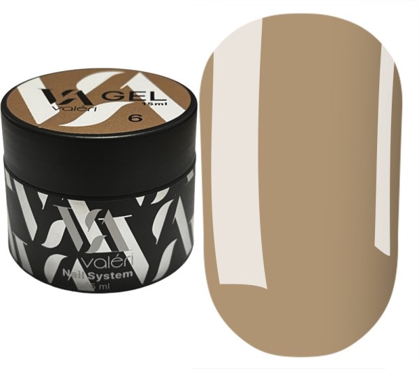 Гель для нарощування Valeri Builder Gel Cacao №06 15 мл