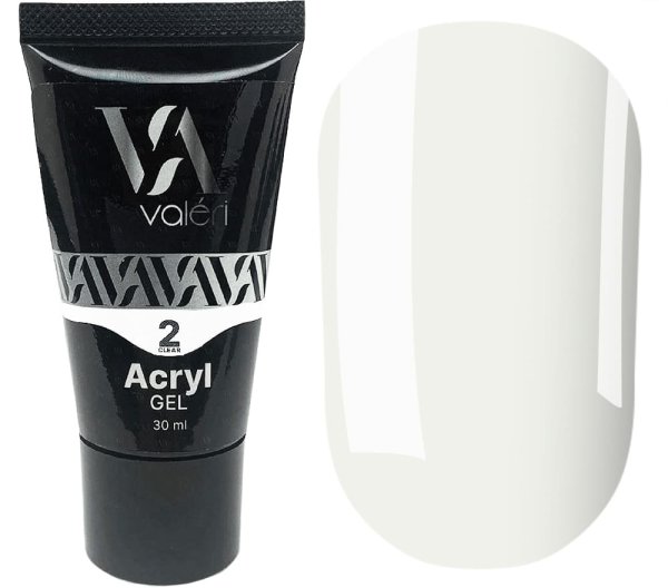 Акрил гель Valeri Acryl Gel №02 (Прозрачный), 30 мл