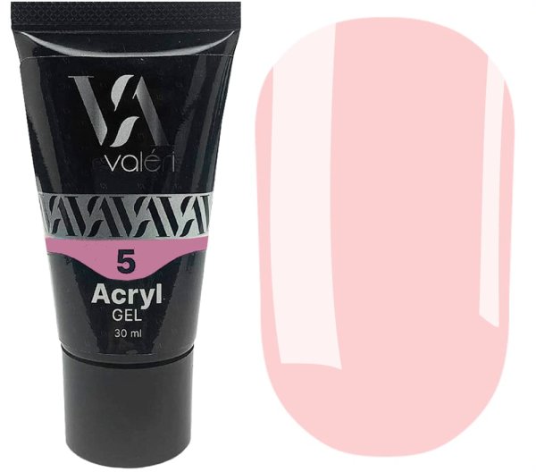 Акрил гель Valeri Acryl Gel №05 (Розовый), 30 мл