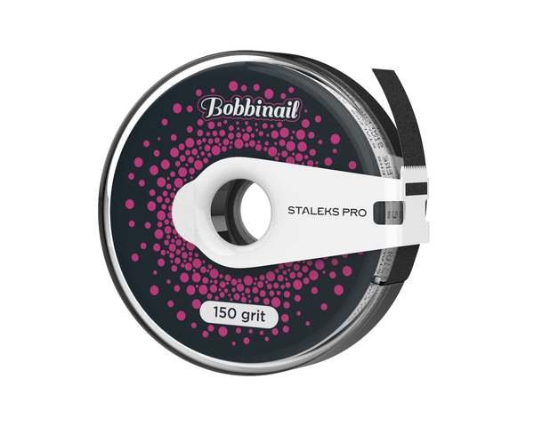 Змінний файл-стрічка EXCLUSIVE в пластиковій котушці Bobbinail STALEKS PRO 150 грит (7 м) (ATlux-150)