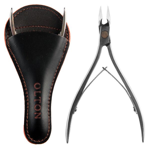 Olton Профессиональные кусачки для кутикулы 1S, 11-12 мм