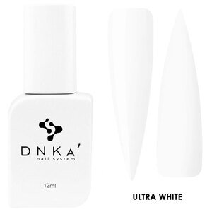 Гель-лак для нігтів DNKa ULTRA WHITE (білий, емаль) 12 мл