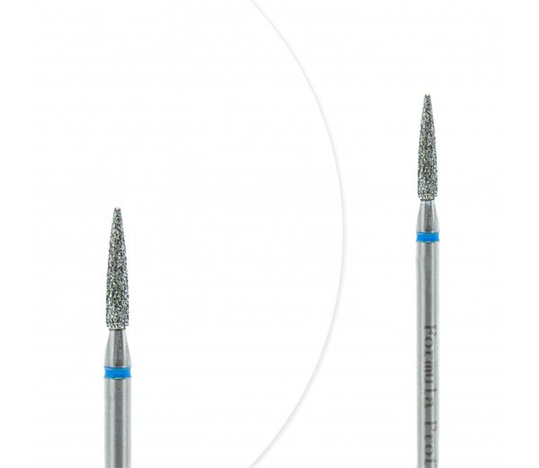 Фреза Formula Profi алмазна полум'я (морквина) синя діаметр 1.8 мм