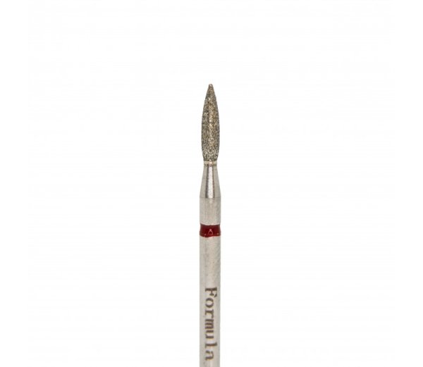 Фреза Formula Profi алмазна полум'я гостре червона діаметр 2.1 мм