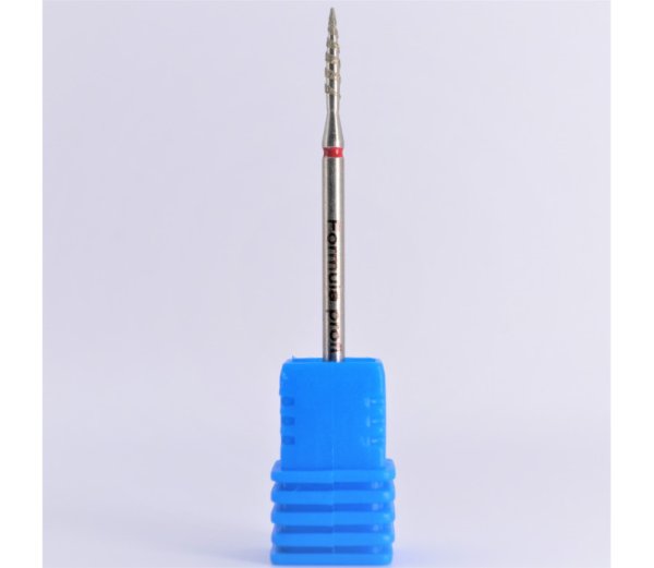 Фреза Formula Profi алмазная торнадо красная диаметр 2.1 мм