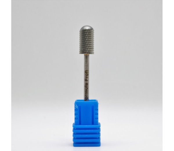 Фреза Formula Profi Тведосплавная цилиндр закругленный (мелкое зерно) синий
