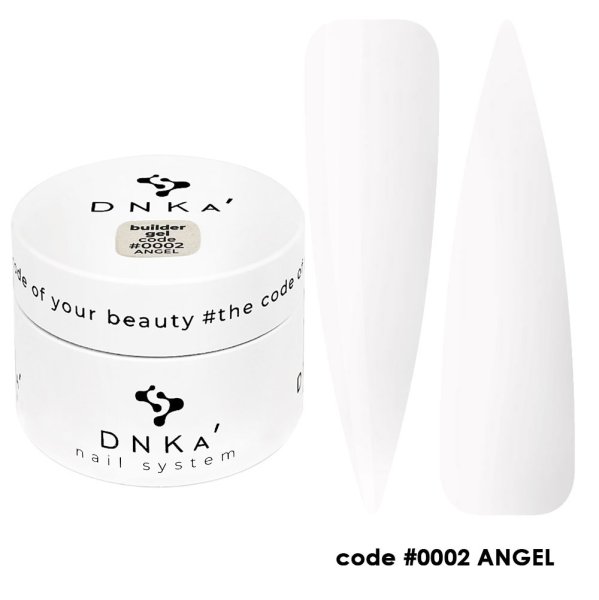 Гель для моделювання DNKa Builder Gel #0002 Angel (молочний)