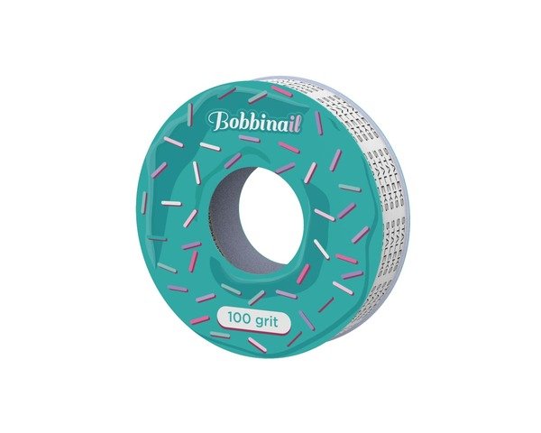 Запасний блок файл-стрічки для пластикової котушки Bobbinail STALEKS PRO 100 грит (7 м) (ATS-100)