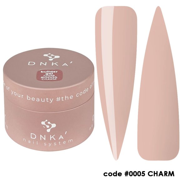 Гель для моделювання DNKa Builder Gel #0005 Charm (коричневий)