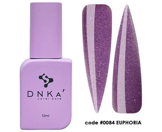 База DNKa Cover Base №0084 (Нежно-сиреневая светоотражающая база), 12 мл