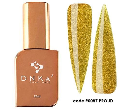 База DNKa Cover Base №0087 (Гірчично-золота світловідбиваюча база), 12 мл