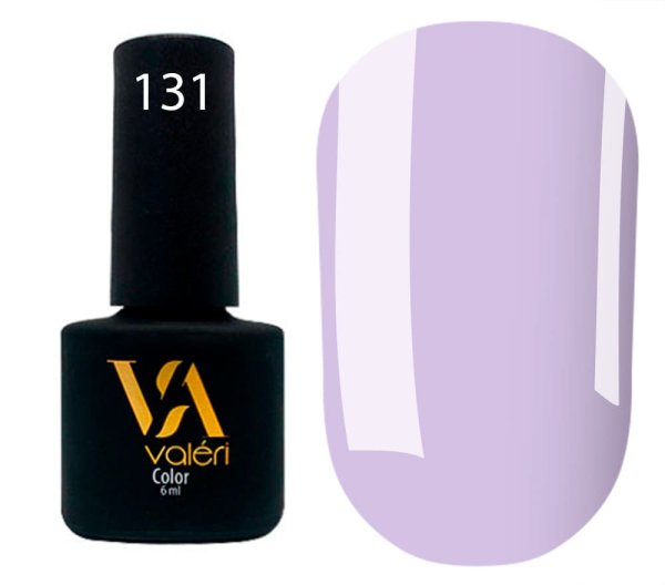Гель-лак Valeri color №131 (Пастельно-бузковий, емаль), 6 ml