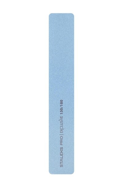 Пилка широкая минеральная прямая для ногтей EXCLUSIVE 150/180 грит (NFX-32/10)
