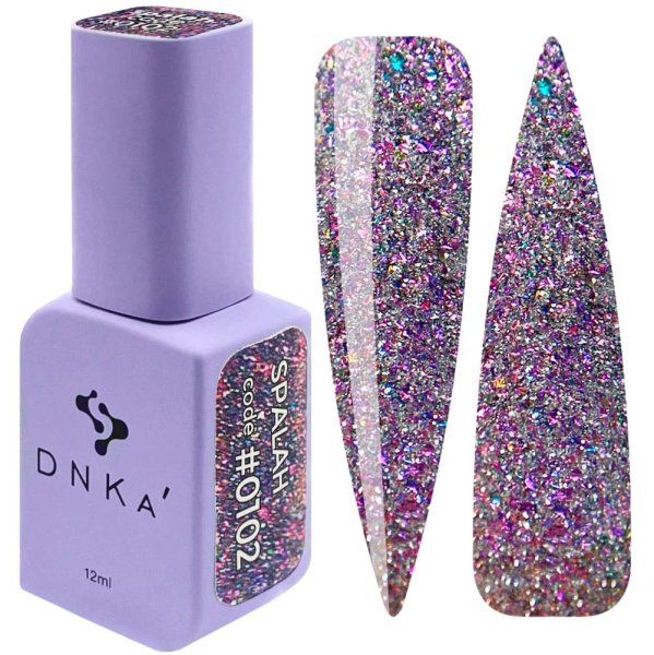Гель-лак светоотражающий DNKa Gel Polish Spalah 0102, 12 мл