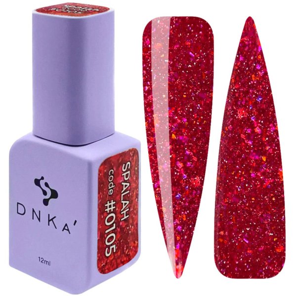 Гель-лак светоотражающий DNKa Gel Polish Spalah 0105, 12 мл