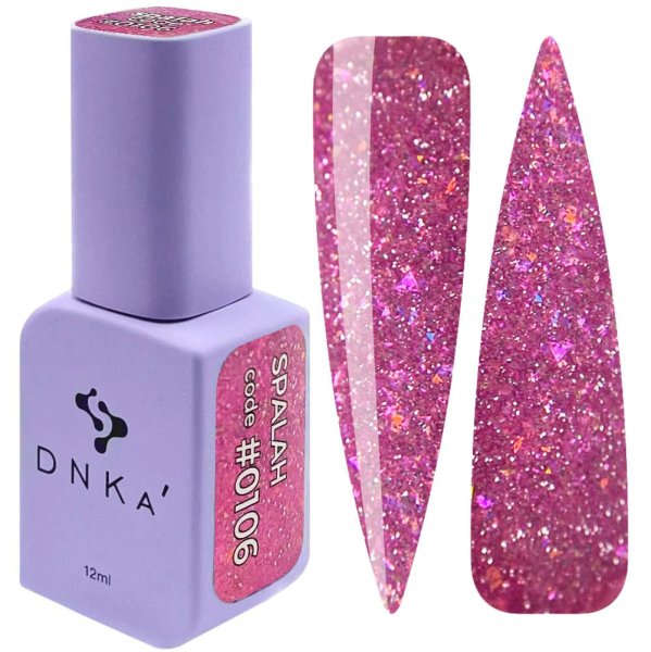 Гель-лак светоотражающий DNKa Gel Polish Spalah 0106, 12 мл
