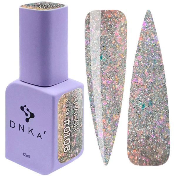 Гель-лак светоотражающий DNKa Gel Polish Spalah 0108, 12 мл