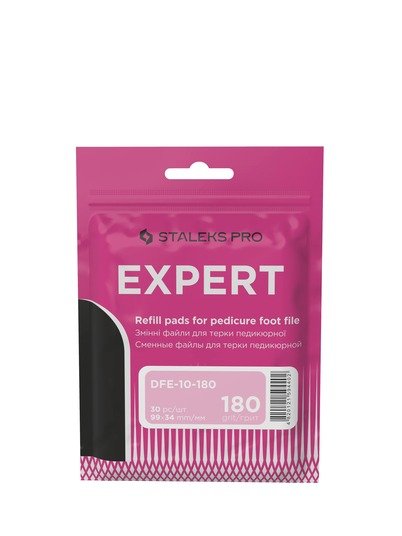 Змінні файли для терки педикюрної EXPERT 10 180 грит (30 шт) (DFE-10-180)