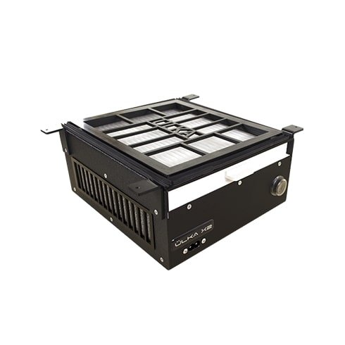 Вбудована витяжка Ülka Х2VF чорна решітка чорні