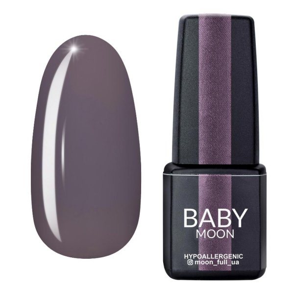 Гель лак BABY Moon Midnight №006 темний попіл 6 мл