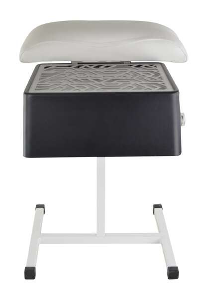 Витяжка для педикюру Ulka X2FР Premium Чорна (зі стійкою) Тринога біла, Подушка біла