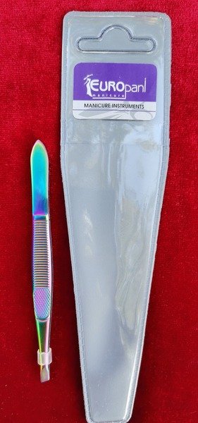 Пинцет для бровей радужный EUROpani TW-13R