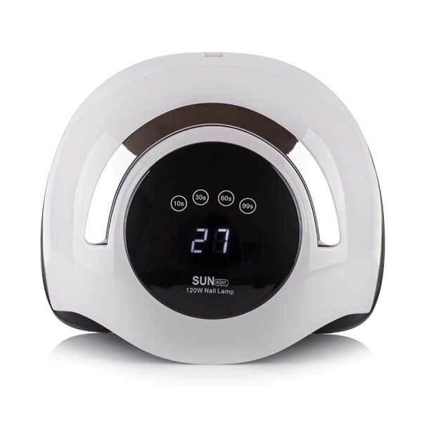 Лампа для маникюра LED/UV SUN BQ-5T WHITE 120W с ручкой