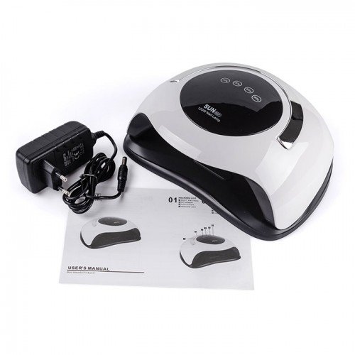 Лампа для маникюра LED/UV SUN BQ-5T WHITE 120W с ручкой