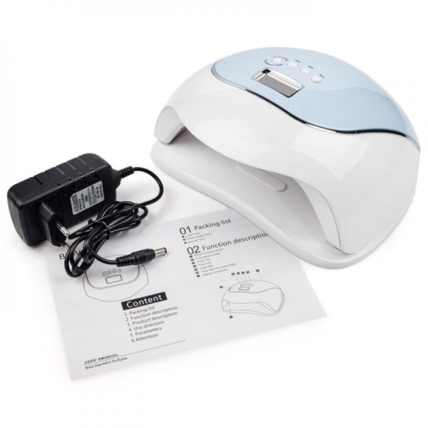 Лампа для маникюра LED/UV SUN BQ-V5 120W MACAROON BLUE