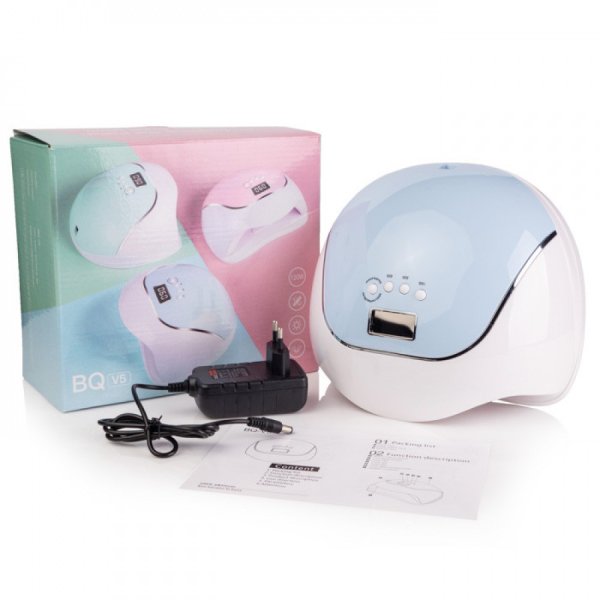 Лампа для маникюра LED/UV SUN BQ-V5 120W MACAROON BLUE