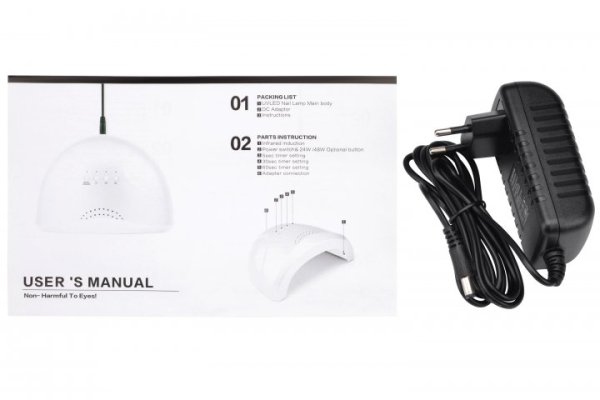 Лампа для манікюру 48W SUN ONE BLACK