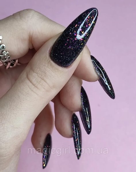 Magic Girl Base Light Potal 01 светоотражающая поталь черная 5 мл