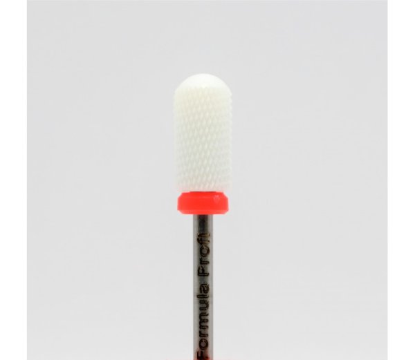 Фреза Formula Profi Керамічна фреза циліндр закруглений червоний