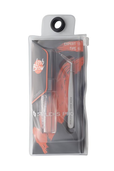 Пінцет для брів EXPERT 10 TYPE 12 (вигнутий)