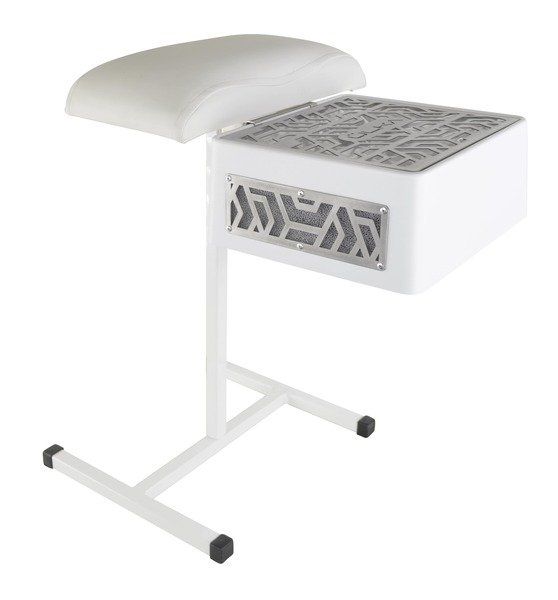 Вытяжка для педикюра Ulka X2FР Premium Белая (со стойкой) Треногая белая, Подушка белая