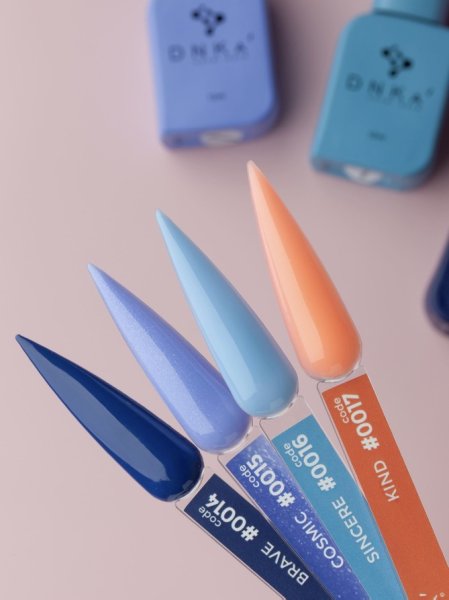 База DNKa Cover Base №0015 (Волошковий із срібним шимером), 12 мл