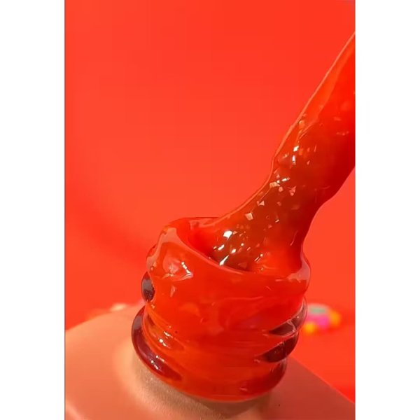 База DNKa Cover Base №0081 (Неоновый оранжевый с Поталью), 12 мл